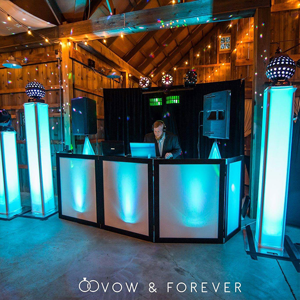 Ongoing DJ services at an indoor party in Indianapolis, IN.